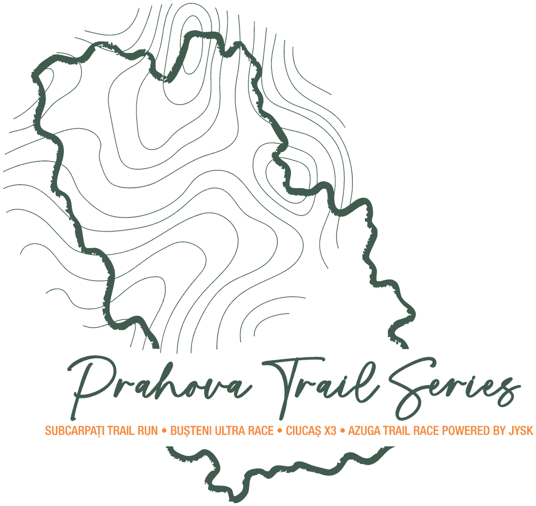 Prahova Trail Series — harta topografică a județului Prahova